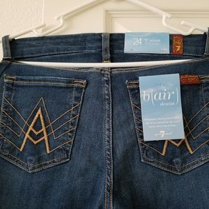 Womens 7 for all mankind A pocket flare